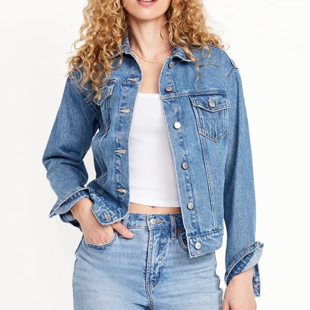 Old Navy Classic Light Blue Denim Jacket NWT SZ SMALL